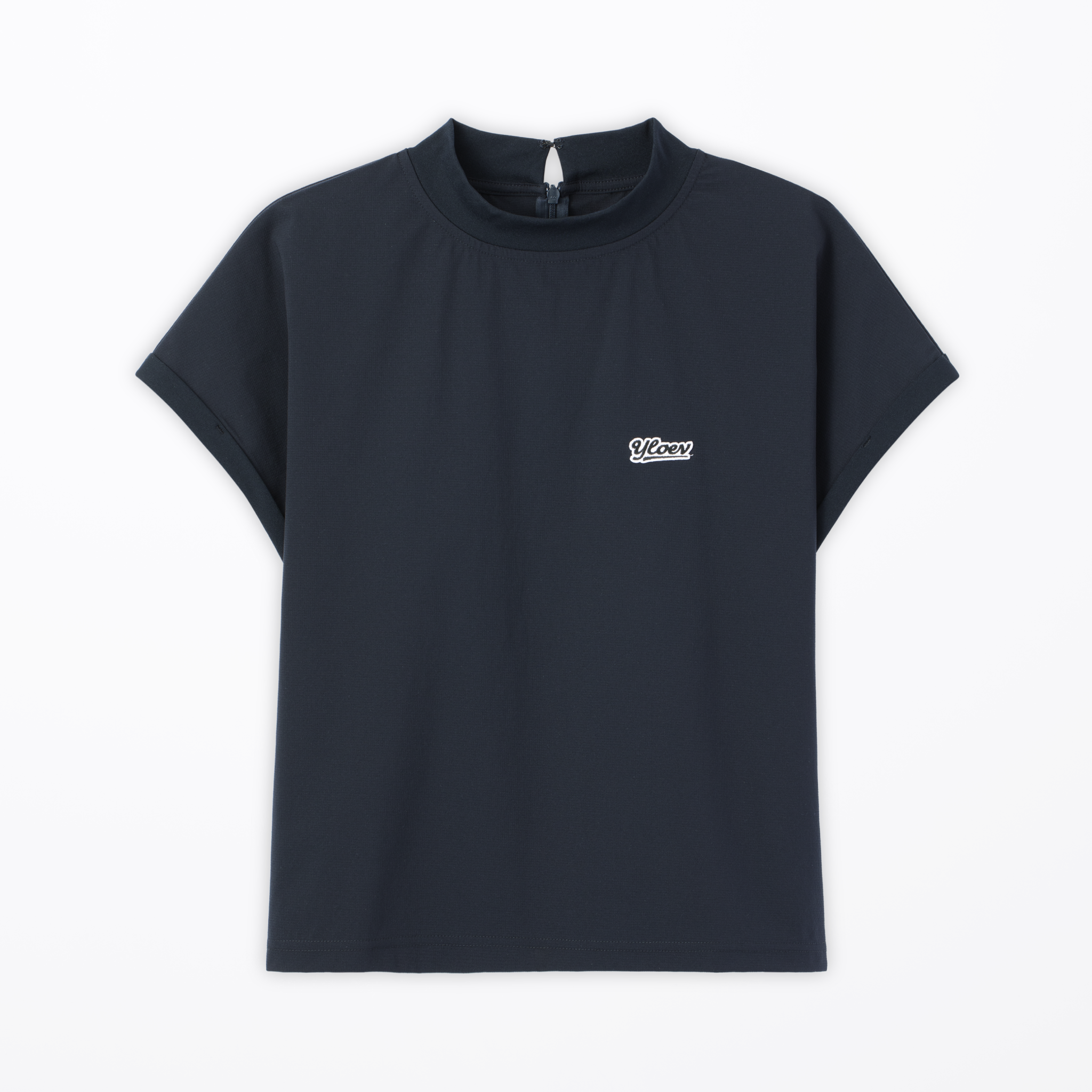 YLOEV シグネチャーモックネック（レディース）： Void Navy（ヴォイドネイビー）